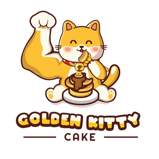 Golden Kitty Cake